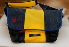 Vtg Y2K Timbuk2 Large Classic Messenger Bag Yellow Geometric  Waterproof Pad