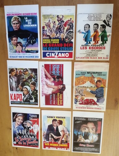 Lot affiches cinema belge - lot,