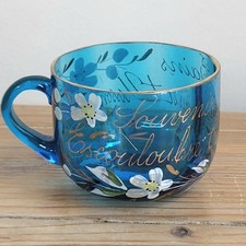 Tasse Verre Émaillé Art