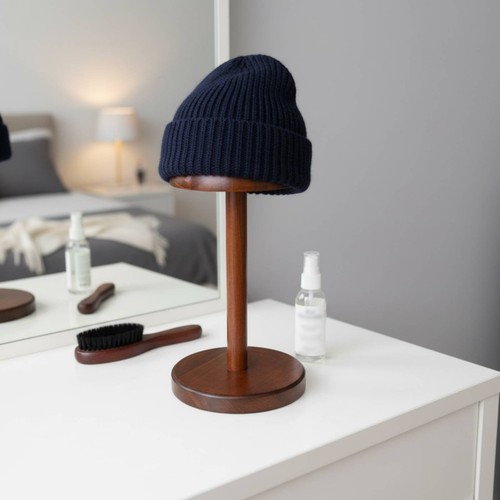 Porte chapeau bois massif - en,