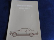 catalogue mercedes 230 CE /