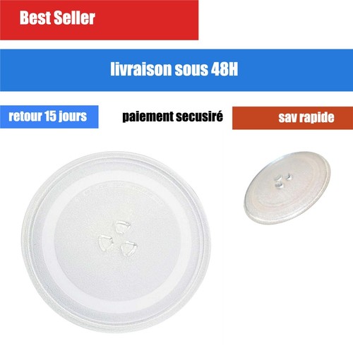 Plateau tournant verre