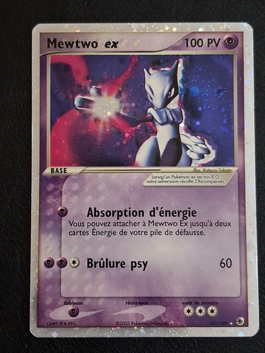 Carte pokémon mewtwo - pokémon, ex