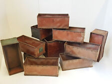 LOT OF 11 CASES STORAGE BIN SUOY INDUSTRIAL LOOS FRANCE VINTAGE 1950 50S 50S