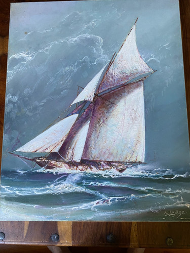 Peinture huile sur toile - a,