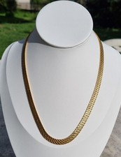 Beau Collier Mailles Chevrons