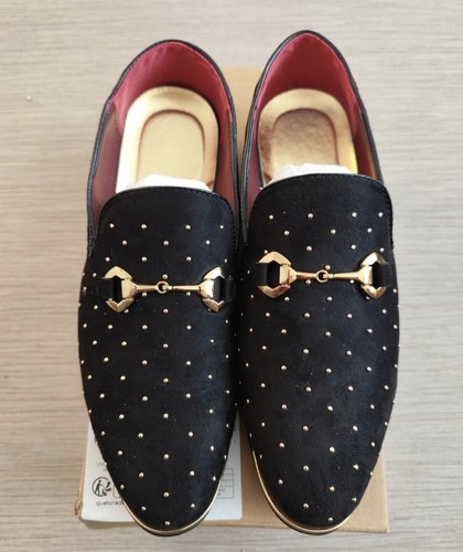 Mocassins homme plats noirs - , à