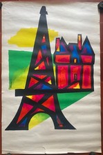 Affiche tourisme PARIS Tour