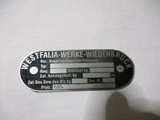 Plaque Signalétique AHK