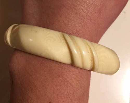 Bracelet bakélite vintage - bakélite,