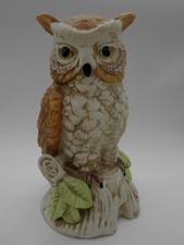 LARGE GERMAN PORCELAIN OWL / OWL COOKIE FIGURE?