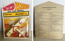 Mandarin Wild Planes Plane Wold War 1 Nieuport 17 Metal 1/100th approx