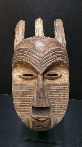 Ancien masque kifwebe kikashi - kifwebe,