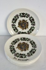 Lot de 6 assiettes à fromage