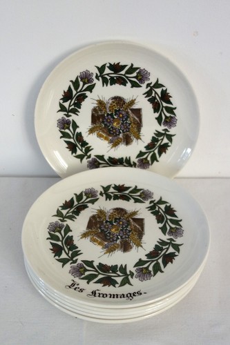 Lot assiettes à fromage - 6,