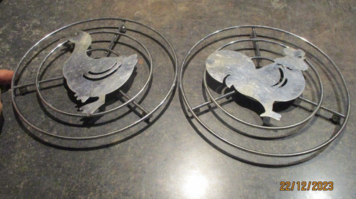Dessous plat acier poule - acier,