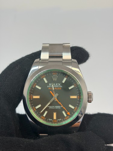 Rolex milgauss stainless - rolex,