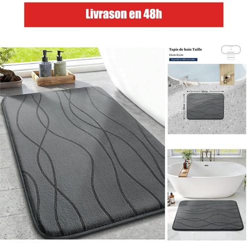 Tapis bain mousse à - mousse,