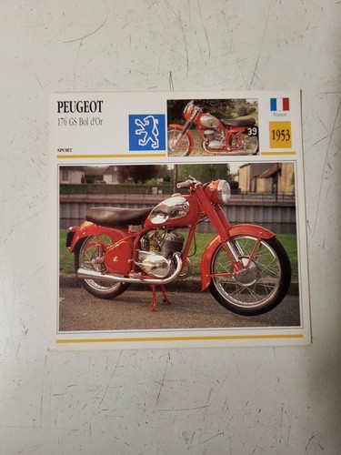 Carte fiche moto - moto, Édition