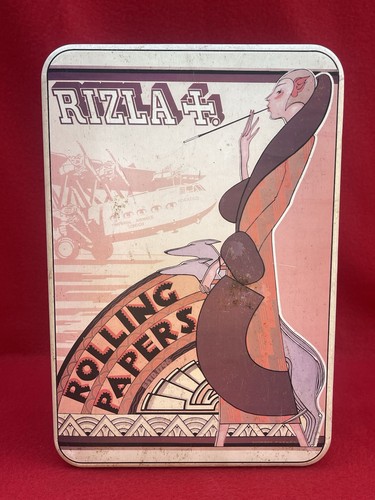 Boîte métal vintage rizla - métal, rizla+