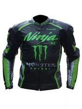 Veste en cuir Kawasaki Ninja