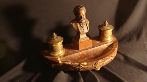 Victor hugo encrier marbre - hugo,