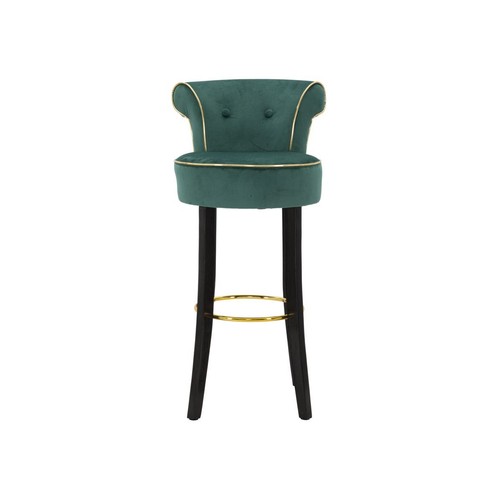 Tabouret bar velours - tabouret,
