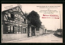Old postcard Fermaincourt, Hostellerie de la Biche aux Bois 