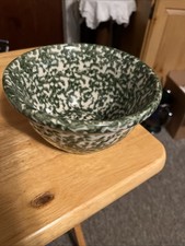 Blue Green Spongewareby Workshop Gerald Henn- 6 inch mixing bowl