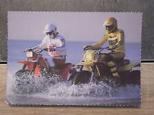 Carte Postale moto - TRIKES "MARINE" : Un Honda 250 et le Yam 225