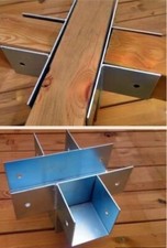 Connecteurs pour 5 poteaux en