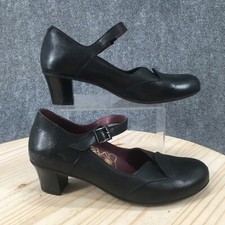 Brako Anatomics Shoes Womens 40 Mary Jane Black Round Toe Comfort Block Heels