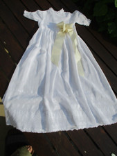 for baby christening dress or antique presentation 1930-1950