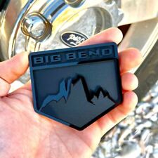 2 Fender Big Bend Emblem Badge Logo for Ford Bronco Truck Sport Offroad 4x4