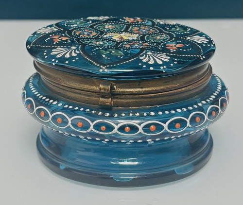 Boîte ancienne verre - , soufflé