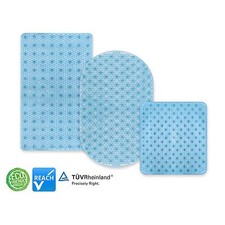 Tapis De Bain Pure Bleu-Transparent | Tapis De Bain Antidérapant