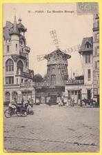 PARIS Le MOULIN ROUGE Mill Red Cabaret TRIPORTEUR Written in 1905 "The Toreador"