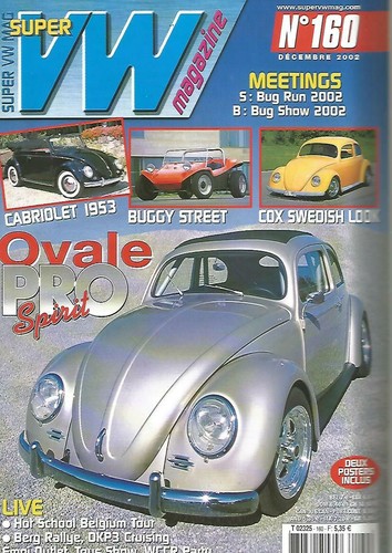 Magazine 160 ovale pro - vw, n°160