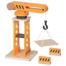 Grue pivotante en bois avec