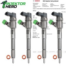 4x 0445110618 BOSCH INJECTEUR