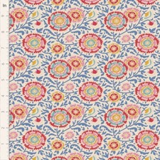 Tilda Jubilee Elodie Blue by Tone Finnanger 1/2 Yard