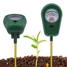 Appareil Testeur de Sol 3 en 1 Mesure Humidité PH et Fertilité pour Jardinage