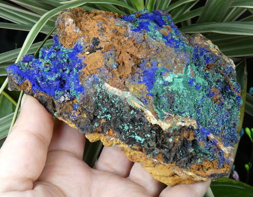 Azurite malachite brochantite - azurite,