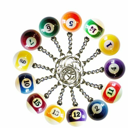 Porte clef boule billard - porte,