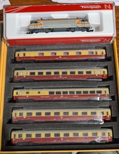 New, Fleischmann BB 22241 Pirata Models Complete Ligurian Train Minitrix, REE Roco