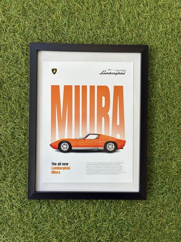 Lamborghini miura affiche - lamborghini,