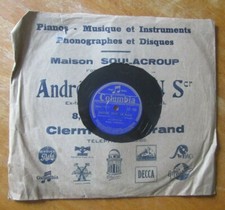 ANCIEN DISQUE 78 TOURS WALTER GIESEKING JARDINS SOUS LA PLUIE 