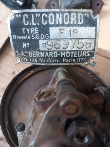 Carburateur bernard f18 - bernard,