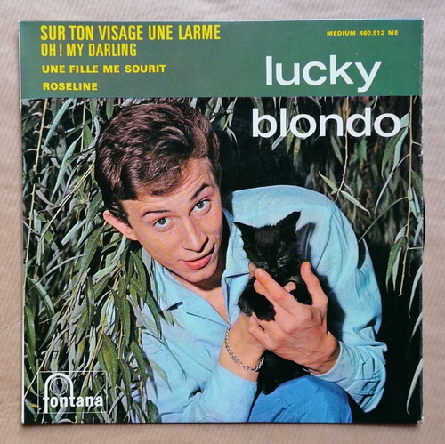 Lucky blondo sur - :, visage
