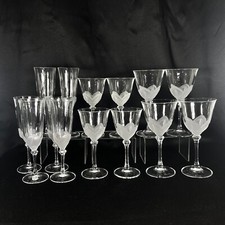 Choice of CRISTAL D'ARQUES JG Durand FLORENCE Wine Water or Champagne Glass Sets